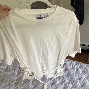 The ragged priest tshirt with corset detail